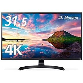 【中古】LG モニター ディスプレイ 32UD59-B 31.5インチ/4K/VA 非光沢/HDMI×2、DisplayPort/スピーカー搭載/高さ調節対応