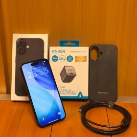 【SIMフリー】iPhone 16 128GB 急速充電器等おまけ付