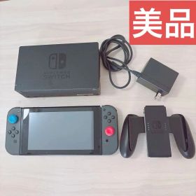 Nintendo Switch 本体 グレー ドッグ等付きます 美品