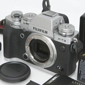 B 【全額返金保証】美品｜富士フイルム X-T3 ボディ シルバー（センサー清掃済み） CA01-R3202-2S2