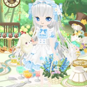 春うさぎを追いかける少女（アリス） 水 2点セット | ニコッとタウン(ニコタ)のアカウントデータ、RMTの販売・買取一覧