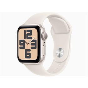 『新品』Apple(アップル) Apple Watch SE 第2世代 GPSモデル 44mm MXEU3J/A [スターライトスポーツバンド S/M]