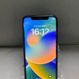 美品 国内版 SIMフリー iPhoneX 64GB スペースグレイ色