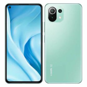 【中古】【安心保証】 Xiaomi Mi 11 Lite 5G[128GB] SIMフリー ミントグリーン