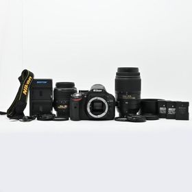 ＜良品＞Nikon D5200 ダブルズームキット｜18-55mm VR＋55-300mm VR｜2410万画素｜初〜中級者に最適