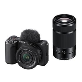 キャッシュバック対象機種 即納在庫あり ＳＯＮＹ デジタル一眼カメラα VLOGCAM ZV-E10M2X B (ブラック)(ダブルズームレンズキット)