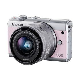 キヤノン Canon EOS M100 EF-M15-45 IS STM レンズキット リミテッドピンクキット &lt;プレゼント包装承ります&gt;