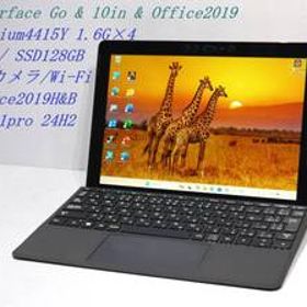 ◇快速動作＆W11快適設定 美品 Surface GO / 10.0型 / PenGold / 8GB / 128GB / WebCam / Wi-Fi+BT / 通電58時間◇r