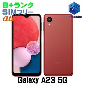 ★美品★SCG18 Galaxy A23 5G レッド 172512C