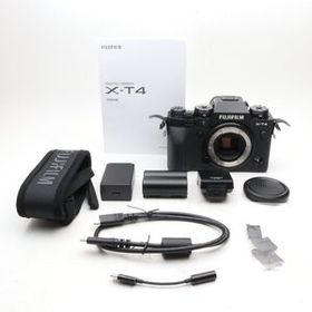 富士フイルム(FUJIFILM) ミラーレス一眼カメラ X-T4ボディ ブラック X-T4-B