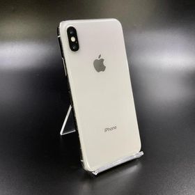 【最速発送】 iPhone X 256GB シルバー Softbank 白ロム【難有】 75%
