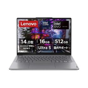 Lenovo(レノボ) 83CV004KJP Yoga Slim 7i Gen 9 14型 Core Ultra 5/16GB/512GB/Office+365 ルナグレー Windows 11Home ノートパソコン