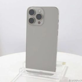 〔中古品〕 iPhone15 Pro Max 256GB ナチュラルチタニウム MU6R3J／A SIMフリー【349】