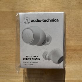 オーディオテクニカ(audio-technica)のaudio-technica フルワイヤレスイヤホン ATH-CKS30TW W(ヘッドフォン/イヤフォン)