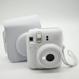 ■ほぼ新品■ 富士フイルム Instax Mini 12 インスタントカメラ - クレイホワイト