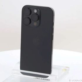 〔中古品〕 iPhone16 Pro 256GB ブラックチタニウム MYN03J／A SIMフリー【368】