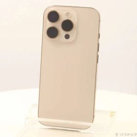〔中古品〕 iPhone16 Pro 256GB デザートチタニウム MYN23J／A SIMフリー【297】