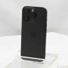〔中古品〕 iPhone16 Pro 256GB ブラックチタニウム MYN03J／A SIMフリー【276】