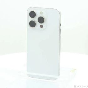 〔中古品〕 iPhone15 Pro 128GB ホワイトチタニウム MTU83J／A SIMフリー【297】