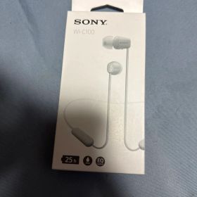 SONY WI-C100 ワイヤレスイヤホン ホワイト