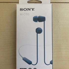 SONY WI-C100 ワイヤレスイヤホン ブルー