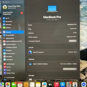 MacBook Pro 13-inch M2 2022 本体