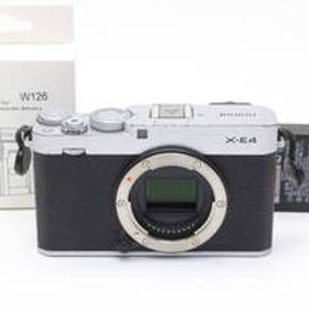 B (並品) FUJIFILM 富士フィルム X-E4 ボディ シルバー 初期不良返品無料 11-44