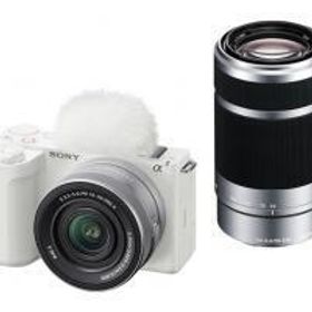 SONY VLOGCAM ZV-E10M2X ダブルズームレンズキット ホワイト ミラーレスカメラ ブログカム ソニー