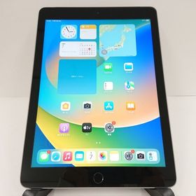 iPad 第5世代 Wi-Fi+Cellular 32GB au スペースグレイ c08199