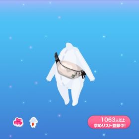 1点250円アウトドアポーチ_wh | ポケコロのアイテム、RMTの販売・買取一覧