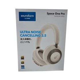 ◎未開封◎ Anker soundcore Space One Pro アンカー ワイヤレスヘッドホン ノイズキャンセリング ホワイト 動作未確認 coHM6876COR