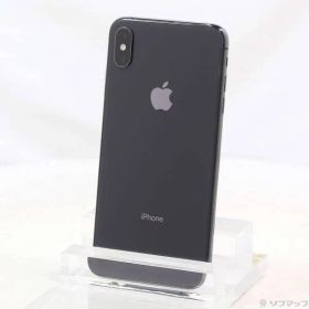 〔中古品〕 iPhoneXS Max 256GB スペースグレイ MT6U2J／A SIMフリー【344】