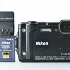 【動作確認済み】Nikon COOLPIX W300 コンパクトデジタルカメラ ブラック ニコン クールピクス #PO125