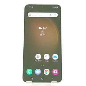 Galaxy S23 SCG19 au クリーム 送料無料 即決 本体 c10665