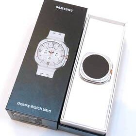 【3211】★新品同様★ SAMSUNG Galaxy Watch Ultra 2025 LTEモデル 47mm SM-L705FAW5SJP チタニウムホワイト スマートウォッチ