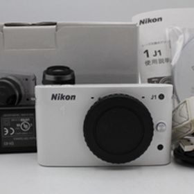 ＜＜化粧箱付き！！＞＞【美品】NIKON ニコン ミラーレス一眼カメラ Nikon 1 J1 ホワイト ボディ #LE202568911
