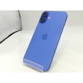 【中古】Apple 国内版 【SIMフリー】 iPhone 16 Plus 128GB ウルトラマリン MXVE3J/A【浜松駅前】保証期間１ヶ月【ランクB】