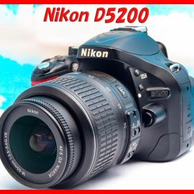 ニコン Nikon D5200⭐️スマホに転送⭐️超高画質⭐️動画OK⭐️
