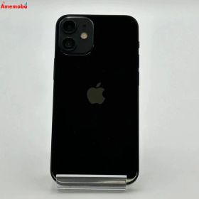 【中古】iPhone12 mini 64GB ブラック MGA03J/A SoftBank版SIMフリー 訳