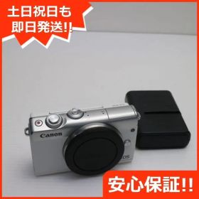 美品 EOS M100 ホワイト 即日発送 Canon ミラーレス一眼カメラ デジタルカメラ 土日祝発送OK 01000