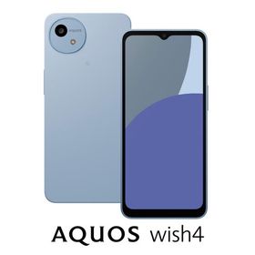 SHARP(シャープ) AQUOS(アクオス) wish4(4GB/ 64GB) ブルー(SIMフリー版) SH-M27-A 返品種別B