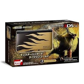 【中古】ニンテンドー3DS LL モンスターハンター4 ラージャンゴールド