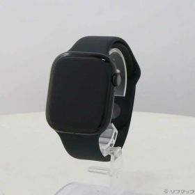 【中古】Apple(アップル) Apple Watch Series 10 GPS 46mm ジェットブラックアルミニウムケース ブラックスポーツバンド 【305-ud】