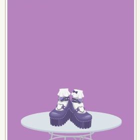 病みかわハート厚底パンプス 紫 1点 | ニコッとタウン(ニコタ)のアカウントデータ、RMTの販売・買取一覧