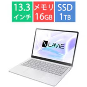 NEC エヌイーシー 【ヨドバシカメラ限定】ノートパソコン/LAVIE SOL/13.3型/Core i7-1355U/メモリ 16GB/SSD 1TB/Windows 11 Home/Office Home ＆ Business 2024/プラチナシルバー PC-S1375JAS-YC