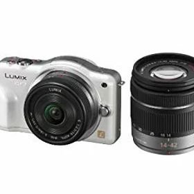 【中古】【非常に良い】パナソニック ミラーレス一眼カメラ LUMIX GF3 ダブルズームキット シェルホワイト DMC-GF3W-W g6bh9ry