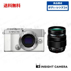 オリンパス PEN E-P7 ボディ ホワイト + 12-40mm PROレンズセット OM SYSTEM M.ZUIKO ED 12-40mm F2.8 PRO II OLYMPUS（出荷後転送不可）