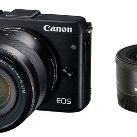 【中古】Canon キヤノン EOS M3 ダブルレンズキット ブラック