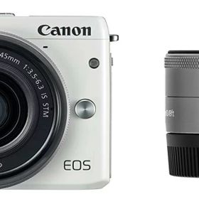 【中古】Canon キヤノン EOS M3 ダブルレンズキット2 ホワイト