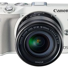 【中古】Canon キヤノン EOS M3 EF-M18-55 IS STM レンズキット ホワイト